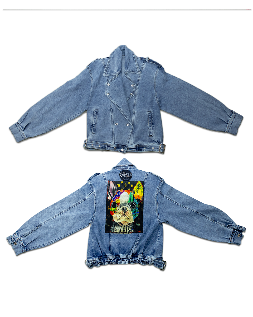 Chaqueta Detalles Jean Bulldog (Talla Única)