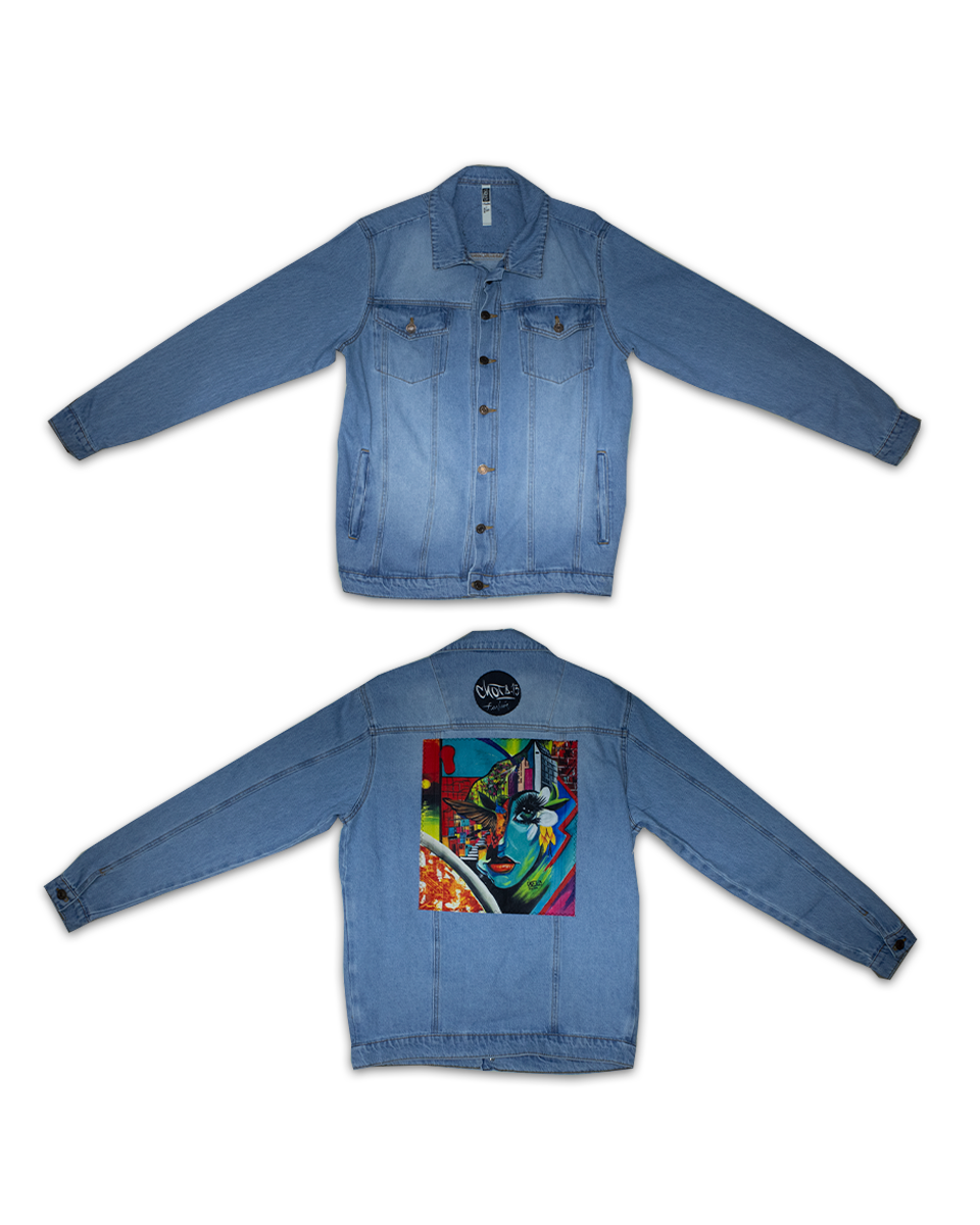Chaqueta Hombre Realismo Azul Pachamama (S)