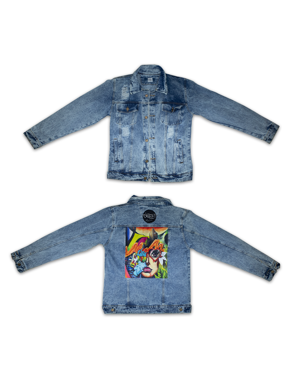 Chaqueta Hombre Realismo Azul Pachamama (XL)