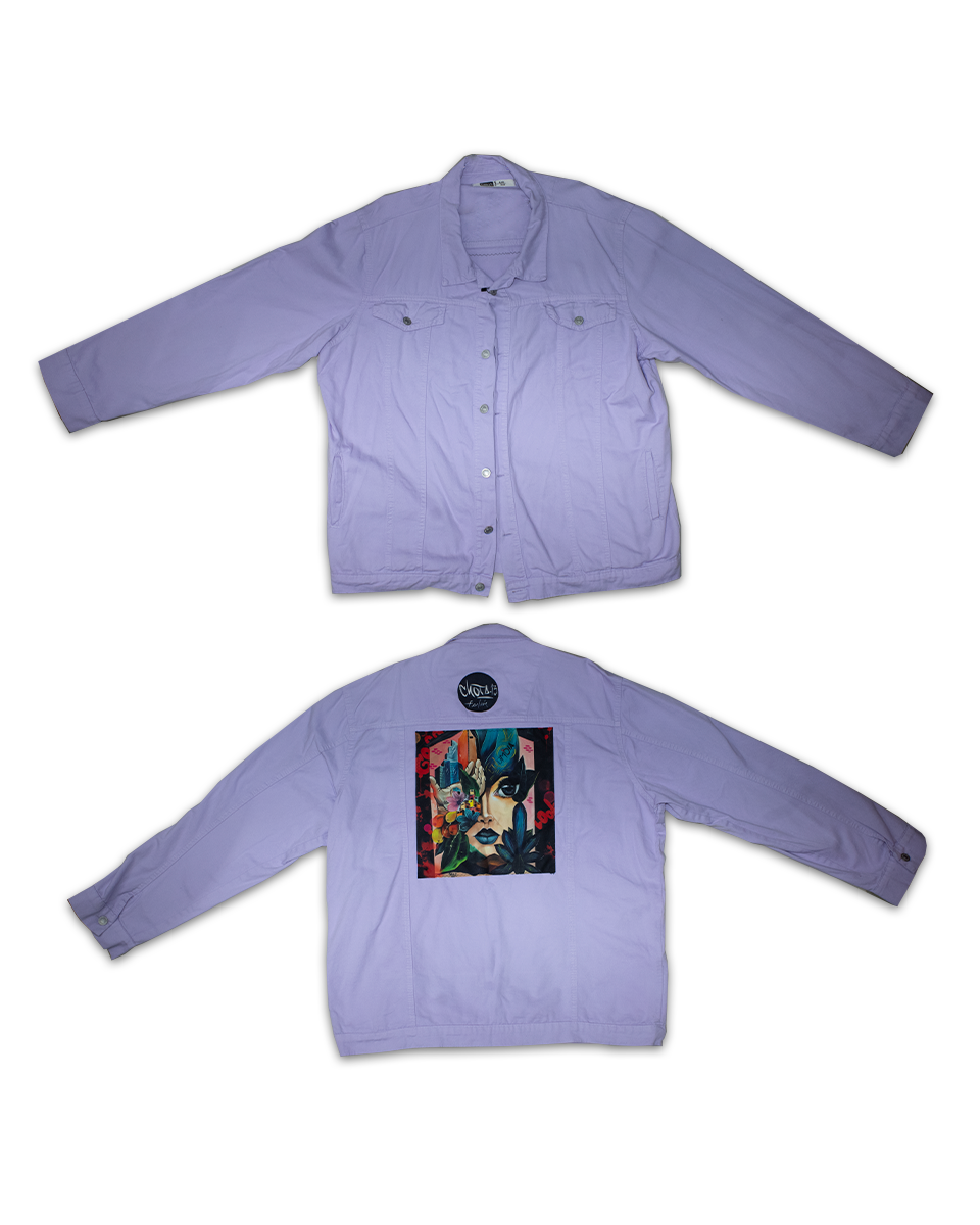 Chaqueta Hombre Realismo Púrpura Pachamama (4XL)