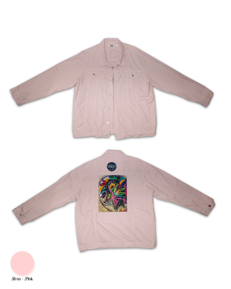 Chaqueta Hombre Realismo Rosa León (4XL)