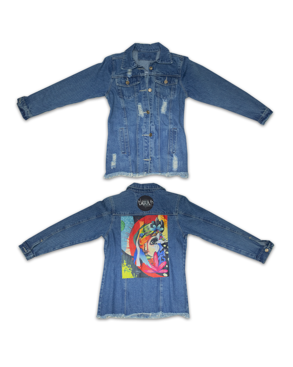 Chaqueta Kids Jean Azul Pachamama (Talla 10)