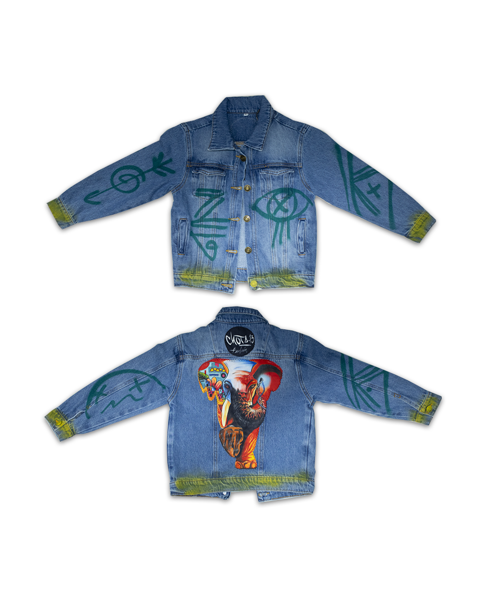 Chaqueta Kids Exclusiva Jean Elefante (Talla 6)