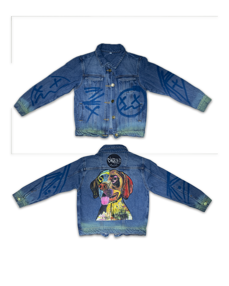 Chaqueta Kids Exclusiva Jean Perro (Talla 8)