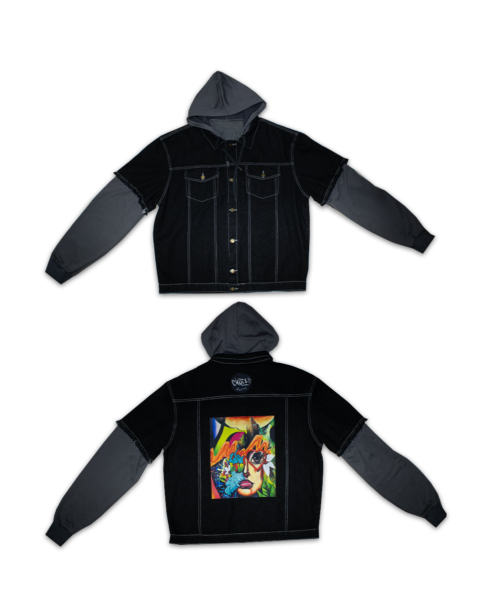 Chaqueta Premium Art Negro Pachamama (S)