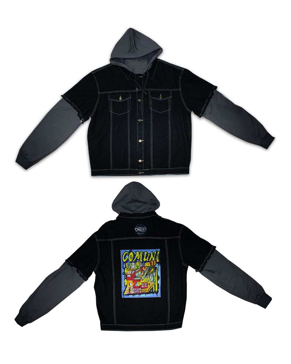 Chaqueta Premium Art Negro Comuna 13 (M)