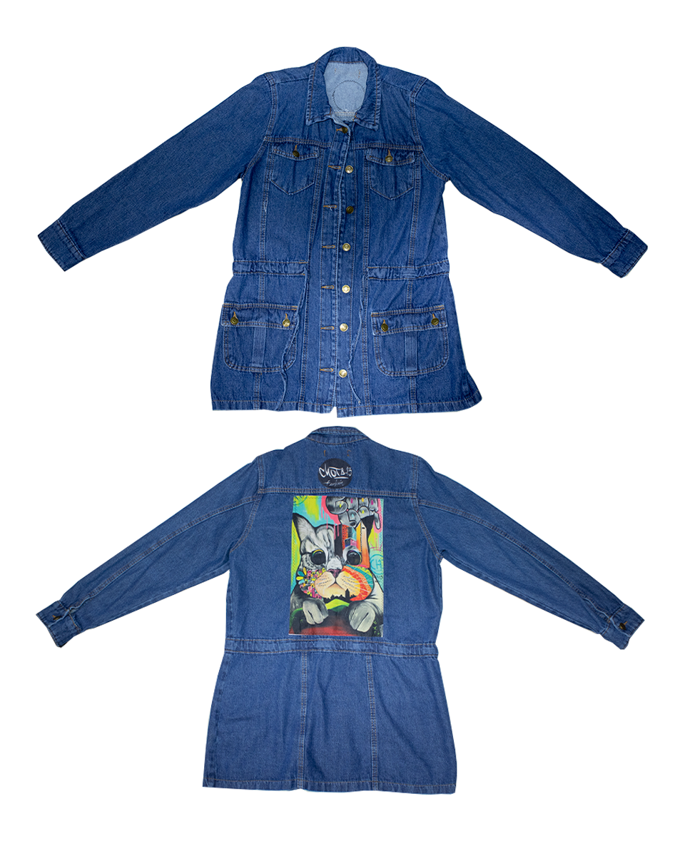 Chaqueta Gaban Classic Piece Jean Gato (S)