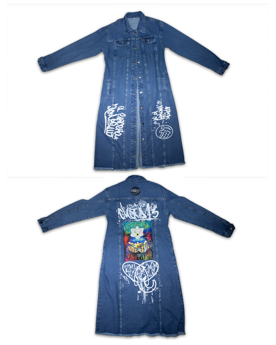 Chaqueta Gaban Master Piece Jean Flor de Loto (L)