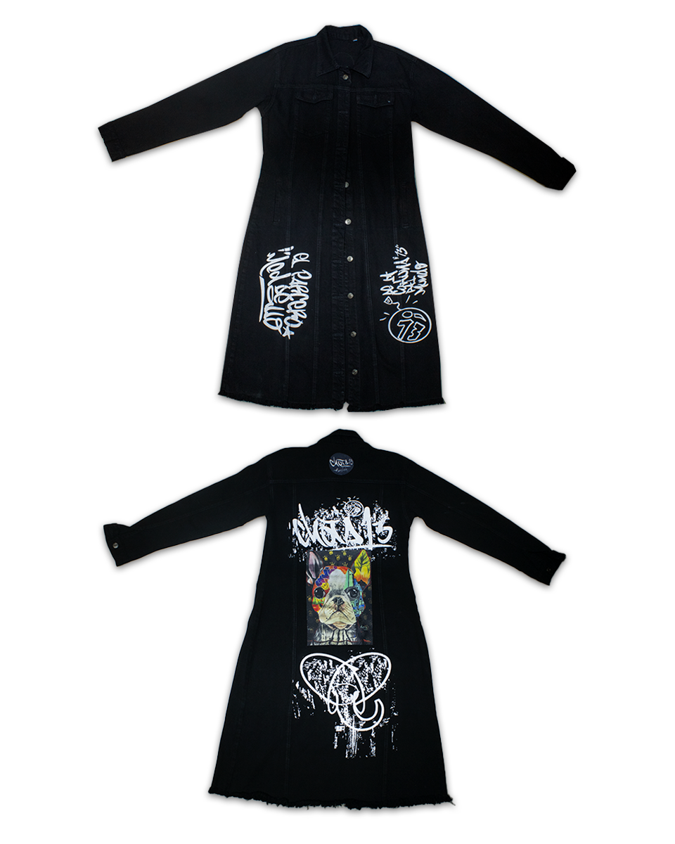 Chaqueta Gaban Master Piece Negro Bulldog (M)