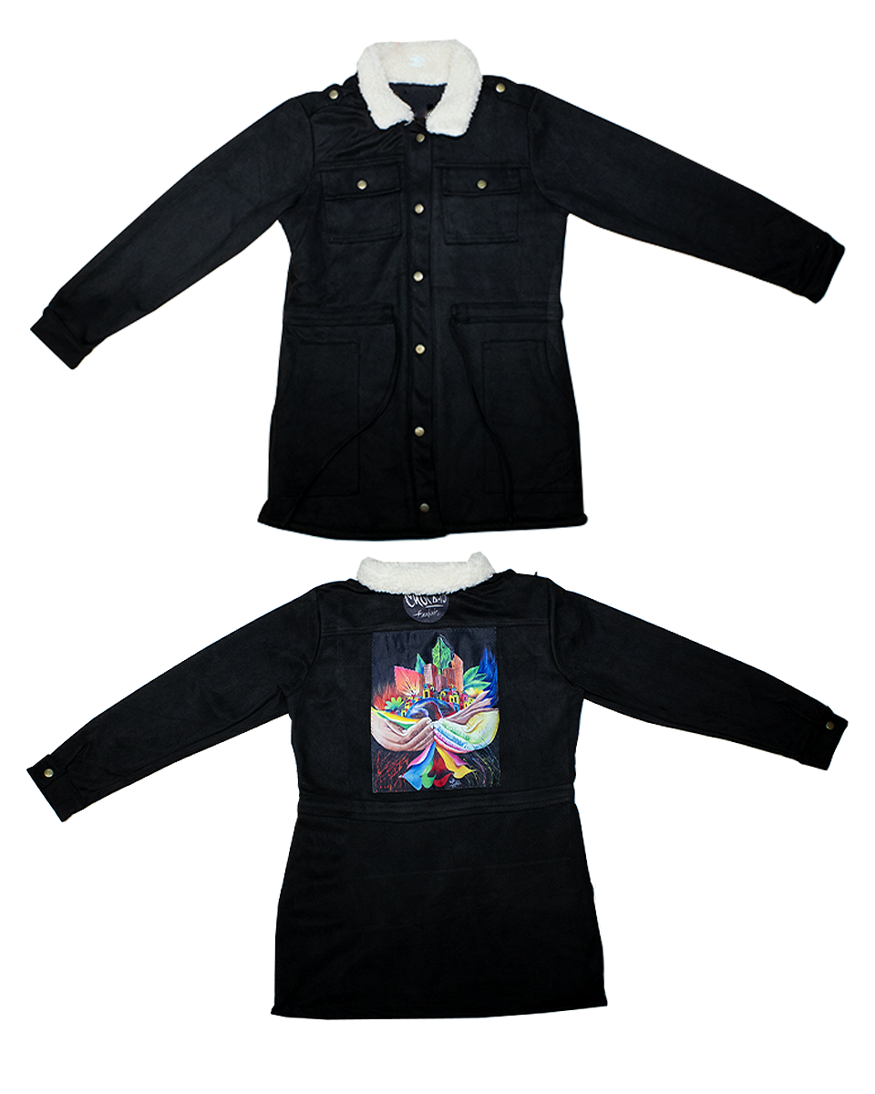 Chaqueta Gaban Classic Piece Negro Mano Medellín (2XL)
