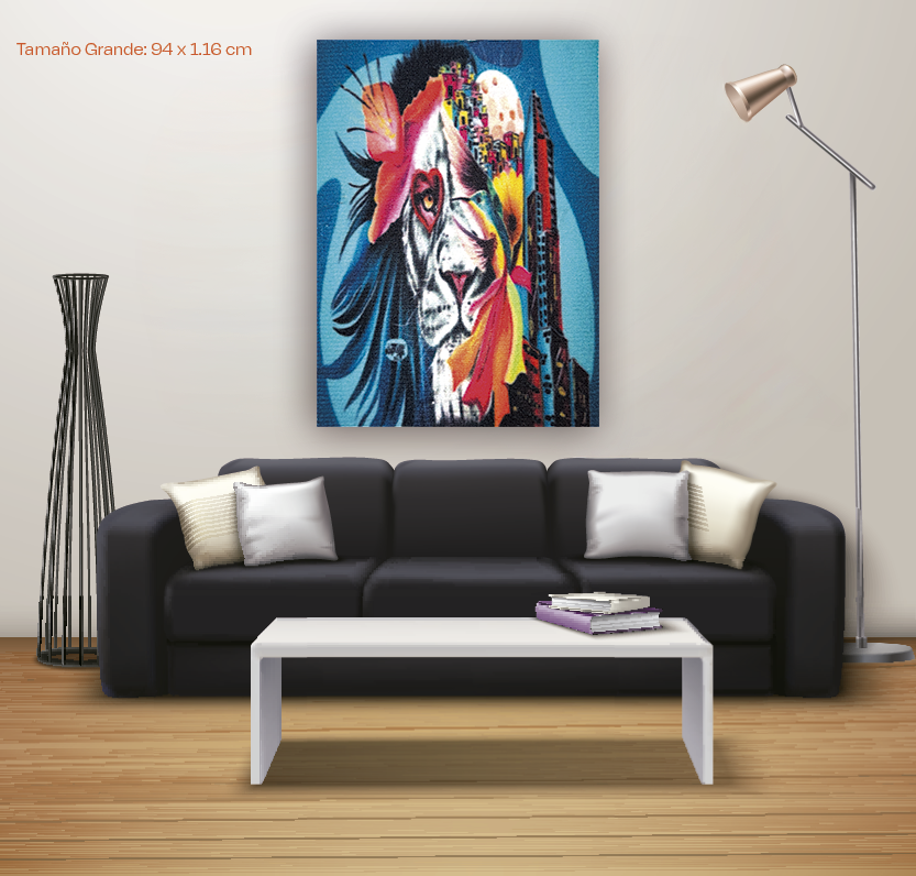 Obra Réplica - León Azul