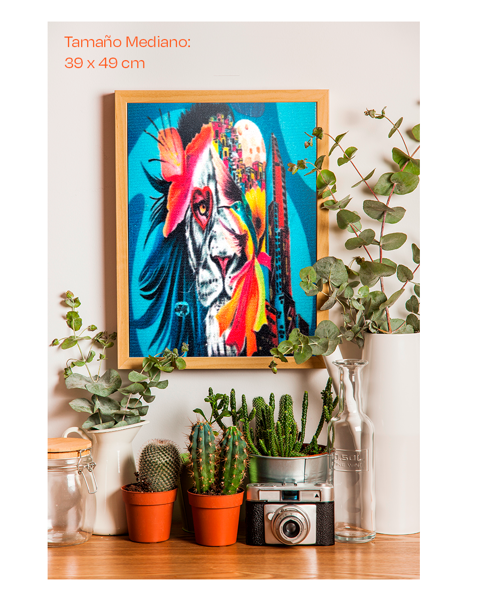 Obra Réplica - León Azul