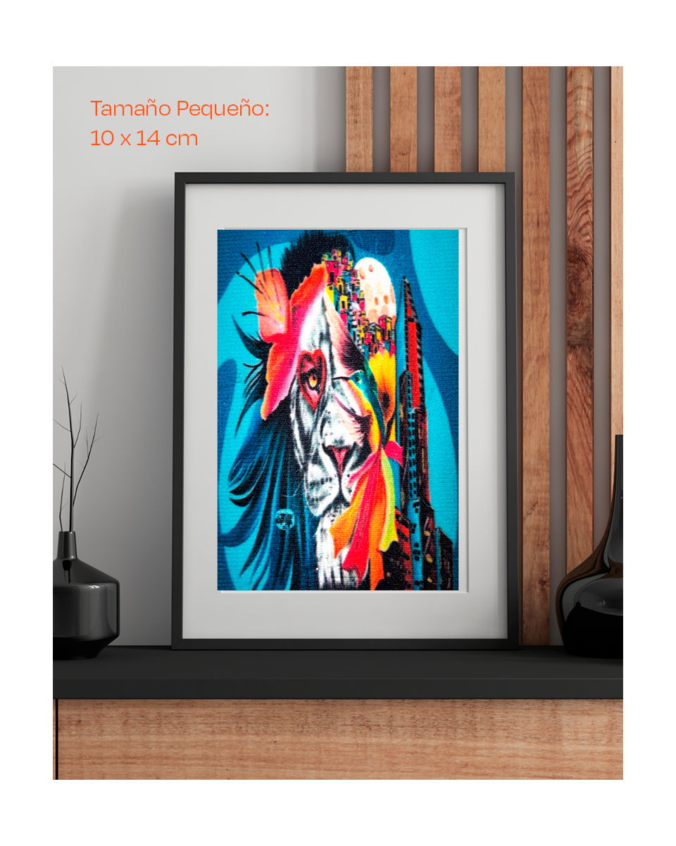 Obra Réplica - León Azul