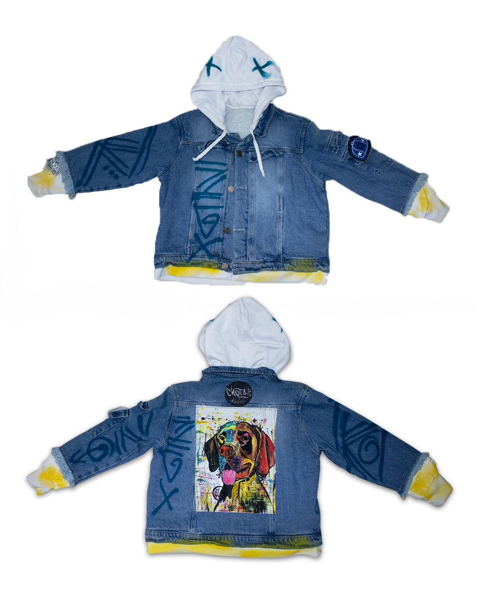 Chaqueta Premium Kids Exclusiva Jean Perro (Talla 14)