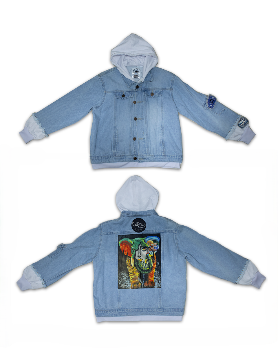 Chaqueta Premium Kids Jean Claro Elefante (Talla 14/16)